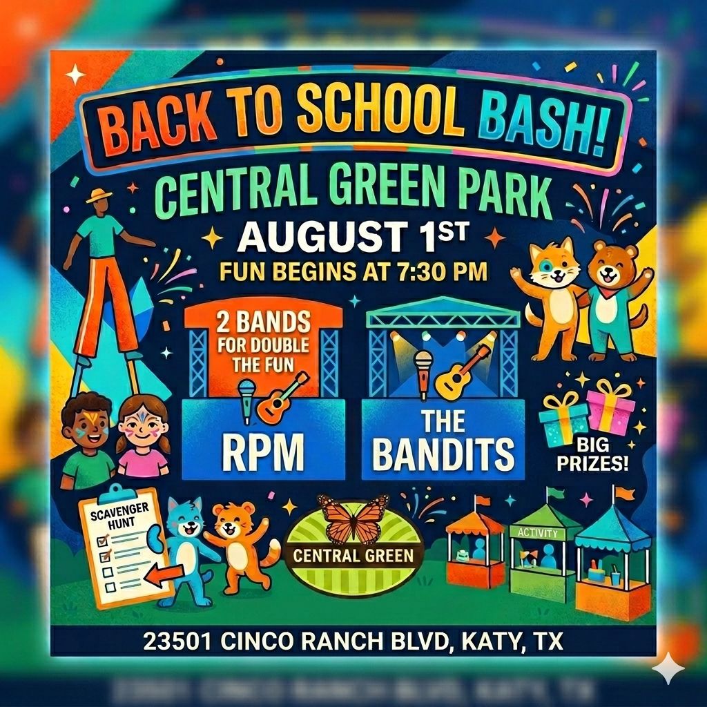 Back to School Bash flyer