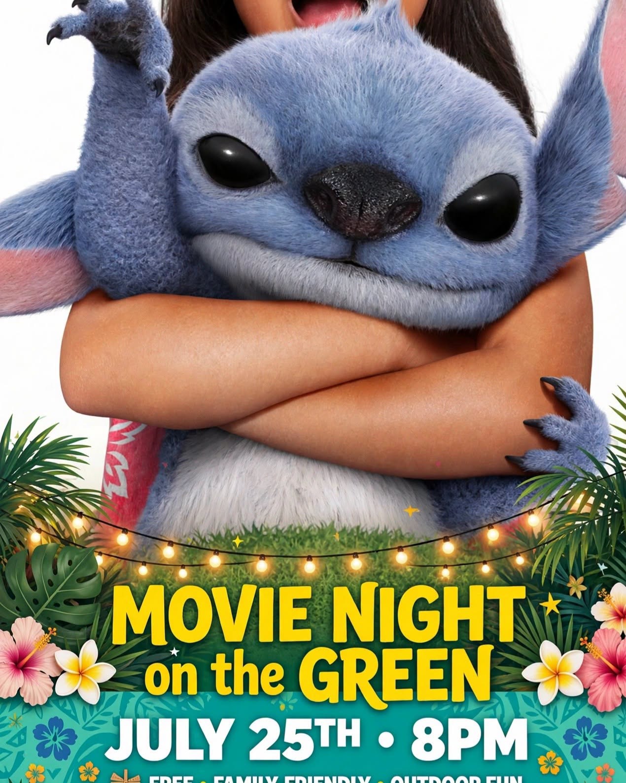 Movie Night Lilo And Stitch Live Action flyer